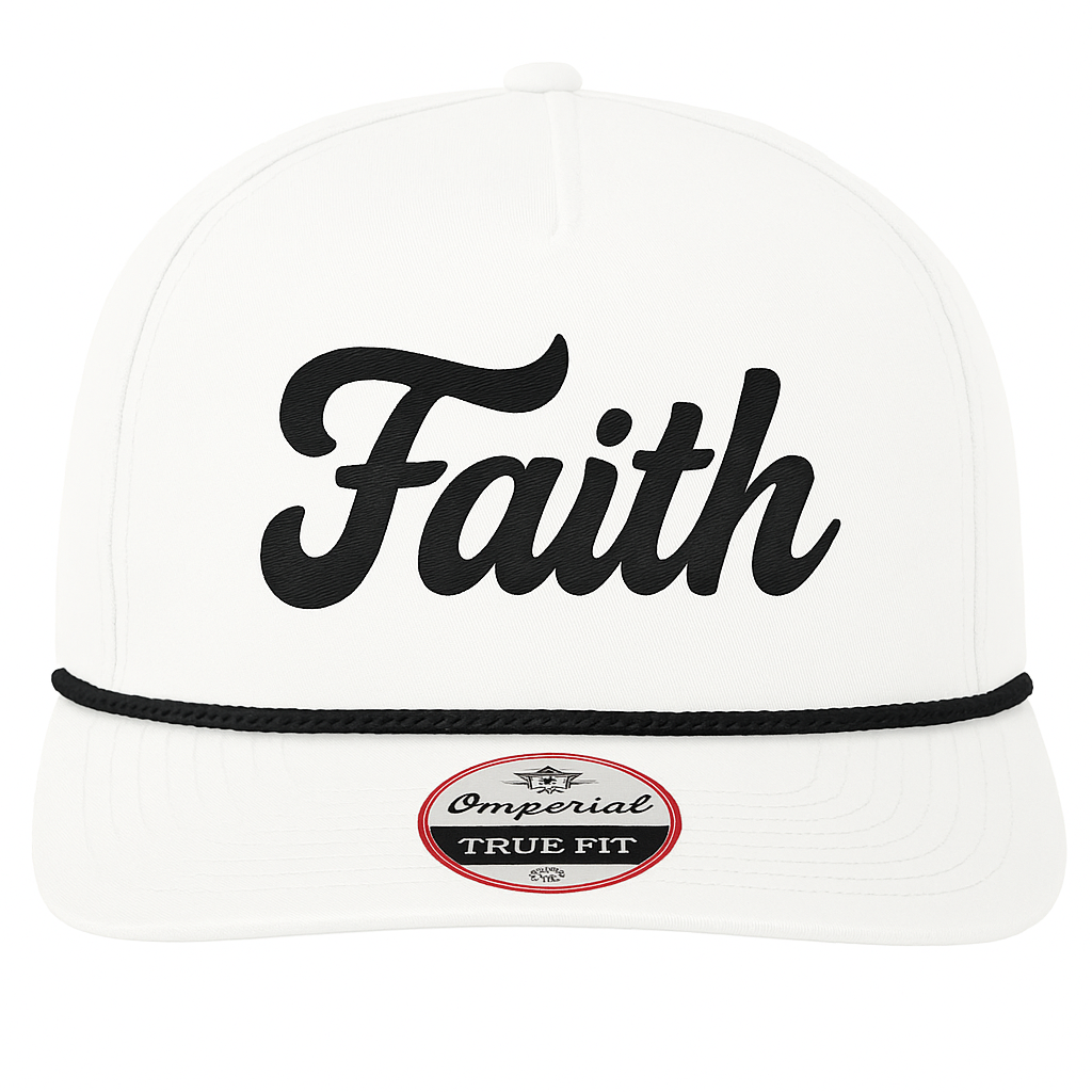 Faith High Crown Rope Hat-Pre Order Will Ship 11/25