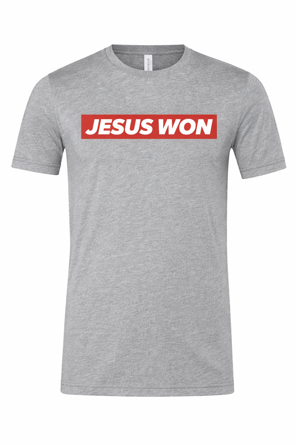 Jesus Won Box Logo Tee
