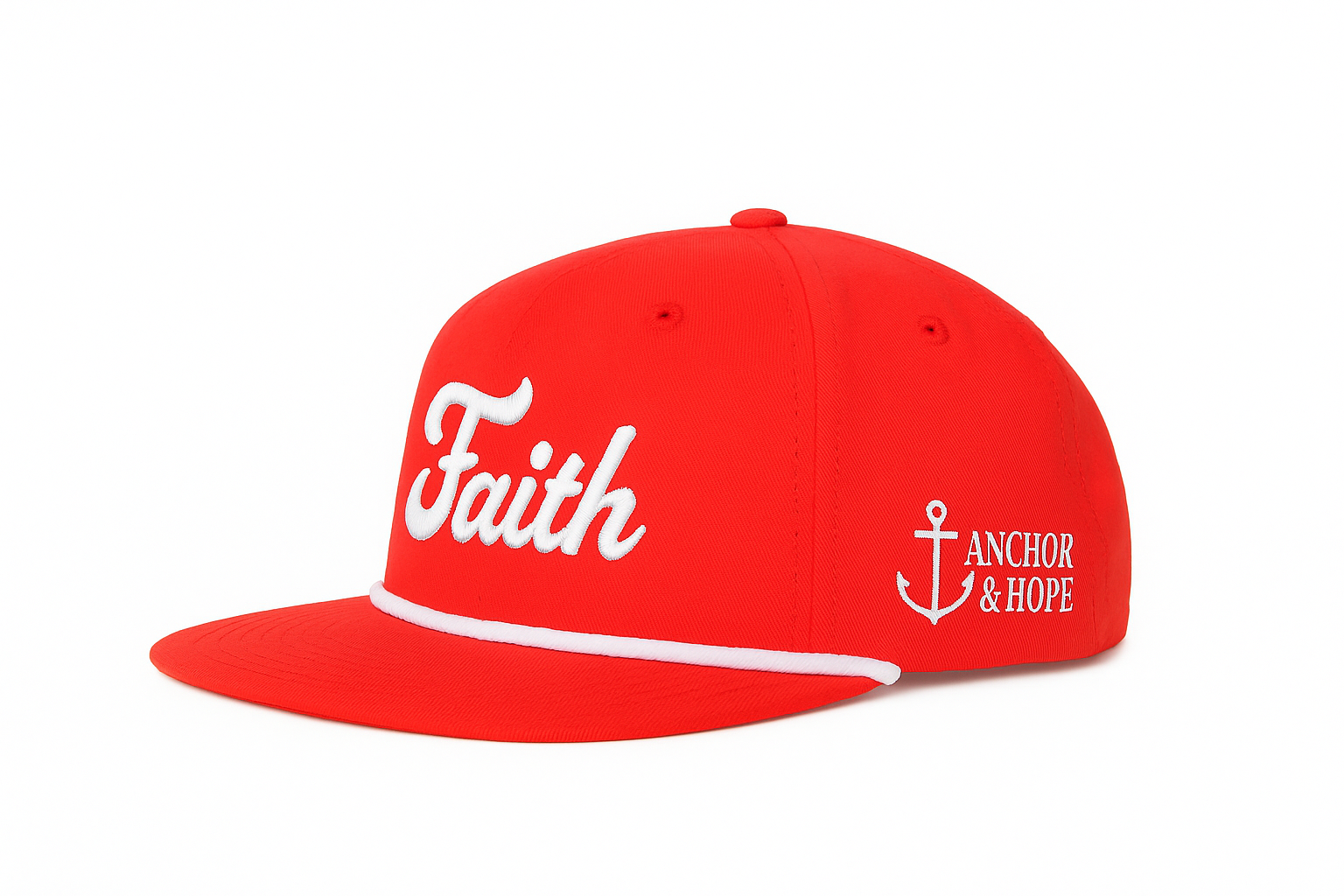 Faith Script Snapback Rope Hat-Pre Order Will Ship 11/25